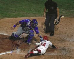 Autographed WILSON RAMOS 8X10 New York Mets Photo