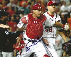 Autographed WILSON RAMOS 8X10 Washington Nationals Photo