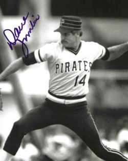 AUTOGRAPHED DAVE TOMLIN 8x10 Pittsburgh Pirates photo