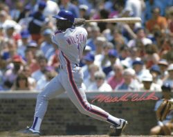 AUTOGRAPHED MOOKIE WILSON 8x10 New York Mets photo