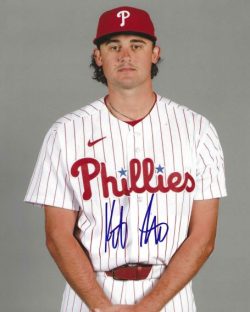 AUTOGRAPHED KEATON ANTHONY Philadelphia Phillies 8x10 Photo