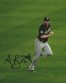 AUTOGRAPHED AARON BARRETT 8X10 Washington Nationals photo