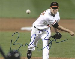 AUTOGRAPHED BRAD BERGESEN 8X10 Baltimore Orioles Photo