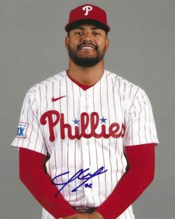 AUTOGRAPHED GENESIS CABRERA Philadelphia Phillies 8x10 Photo