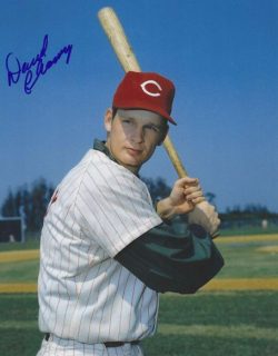 Autographed DARREL CHANEY 8x10 Cincinnati Reds Photo