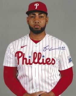 AUTOGRAPHED YONIEL CURET Philadelphia Phillies 8x10 Photo