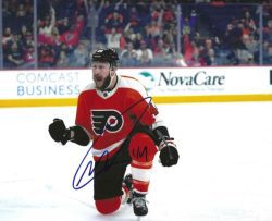 Autographed NICOLAS DESLAURIERS 8X10 Philadelphia Flyers Photo