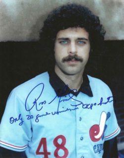 AUTOGRAPHED ROSS GRIMSLEY "Only 20 Game Winner" 8x10 Montreal Expos Photo