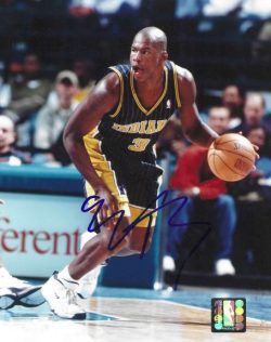 Autographed AL HARRINGTON 8x10 Indiana Pacers Photo