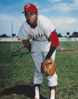 Autographed FERGIE JENKINS 8X10 Philadelphia Phillies Photo