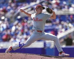 AUTOGRAPHED SETH JOHNSON 8X10 Philadelphia Phillies Photo