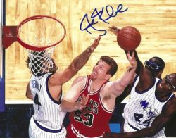 Autographed JOE KLEINE 8x10 Chicago Bulls Photo