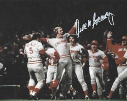 AUTOGRAPHED Will McEnaney 8x10 Cincinnati Reds Photo