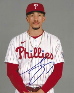 AUTOGRAPHED ALEX MCFARLANE Philadelphia Phillies 8x10 Photo