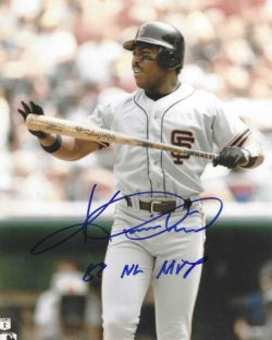 AUTOGRAPHED KEVIN MITCHELL "89 NL MVP" 8X10 San Francisco Giants photo