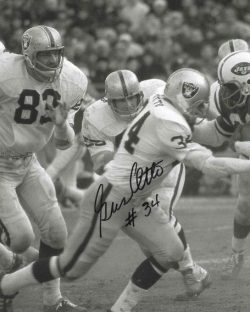 Autographed  GUS OTTO 8X10 Oakland Raiders photo