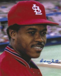 AUTOGRAPHED RAFAEL SANTANA 8x10 St. Louis Cardinals photo