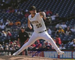 AUTOGRAPHED CHASE SHUGART Pittsburgh Pirates 8x10 Photo