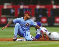 AUTOGRAPHED EDMUNDO SOSA 8x10 Philadelphia Phillies Photo