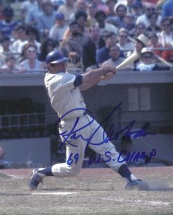 AUTOGRAPHED RON SWOBODA "69 WS Champs" 8x10 New York Mets photo