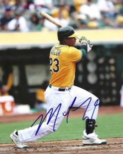 AUTOGRAPHED MICHAEL TAYLOR 8X10 Oakland A's Photo