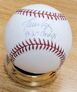 Autographed JAVIER LOPEZ "95 WS Champs" Official Major League Baseball