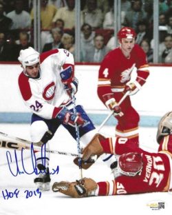 Autographed CHRIS CHELIOS "HOF 2013" 8X10 Montreal Canadiens Photo JSA