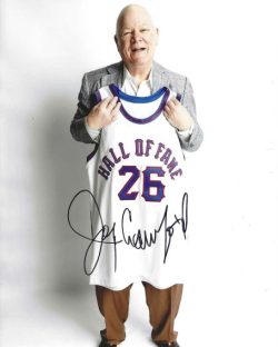 Autographed JOEY CRAWFORD 8x10 Basketball Hall of Fame photo