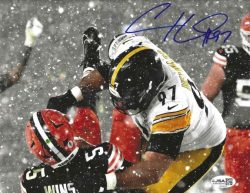 Autographed CAMERON HEYWARD 8X10 Pittsburgh Steelers Photo JSA