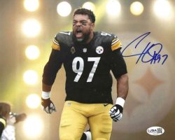 Autographed CAMERON HEYWARD 8X10 Pittsburgh Steelers Photo JSA
