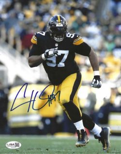 Autographed CAMERON HEYWARD 8X10 Pittsburgh Steelers Photo JSA