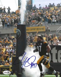 Autographed CAMERON HEYWARD 8X10 Pittsburgh Steelers Photo JSA