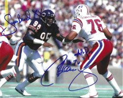 AUTOGRAPHED BRIAN HOLLOWAY 8X10 New England Patriots photo