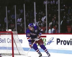 Autographed TIM KERR 8X10 New York Rangers Photo