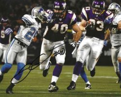 Autographed JIM KLEINSASSER 8X10 Minnesota Vikings Photo