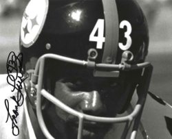 Autographed FRANK LEWIS 8x10 Pittsburgh Steelers Photo