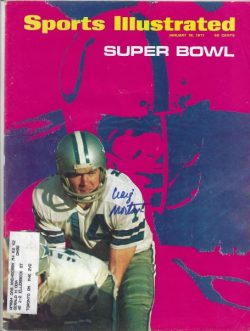 Autographed CRAIG MORTON Dallas Cowboys Sports Illustrated 1/18/71