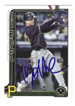 Autographed NICK YORKE Pittsburgh Pirates 2025 Topps Card