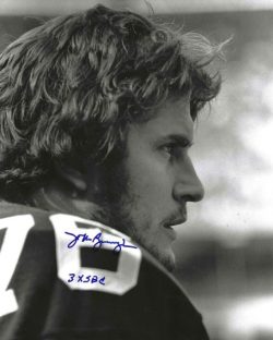 Autographed JOHN BANASZAK "3x SBC" 8X10 Pittsburgh Steelers Photo