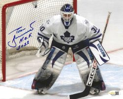 Autographed TOM BARRASSO "HOF 2023" 8x10 Toronto Maple Laefs Photo JSA