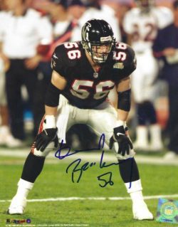 Autographed KEITH BROOKING 8X10 Atlanta Falcons photo