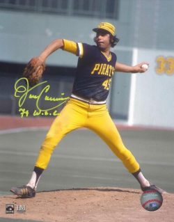 Autographed JOHN CANDELARIA "79 WSC" 8X10 Pittsburgh Pirates Photo