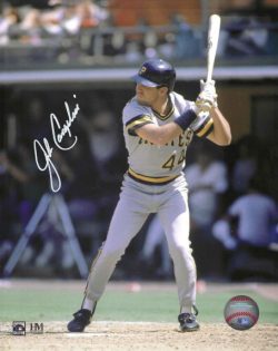 Autographed JOHN CANGELOSI 8X10 Pittsburgh Pirates Photo