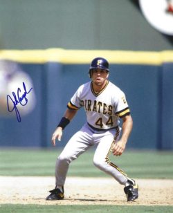 Autographed JOHN CANGELOSI 8X10 Pittsburgh Pirates Photo