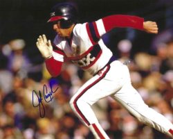 Autographed JOHN CANGELOSI 8X10 Chicago White Sox Photo