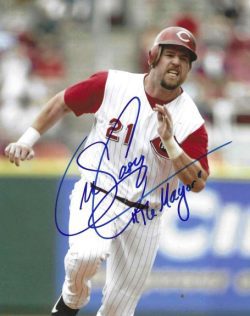 AUTOGRAPHED SEAN CASEY "the Mayor" 8X10 Cincinnati Reds photo