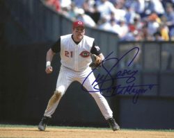 AUTOGRAPHED SEAN CASEY "the Mayor" 8X10 Cincinnati Reds photo