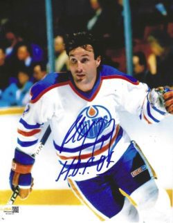 Autographed Paul Coffey "HOF 04" 8X10 Edmonton Oilers Photo JSA