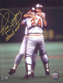 AUTOGRAPHED RICK DEMPSEY "1983 WS MVP" 8x10 Baltimore Orioles Photo