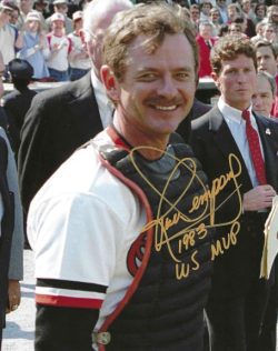 AUTOGRAPHED RICK DEMPSEY "1983 WS MVP" 8x10 Baltimore Orioles Photo